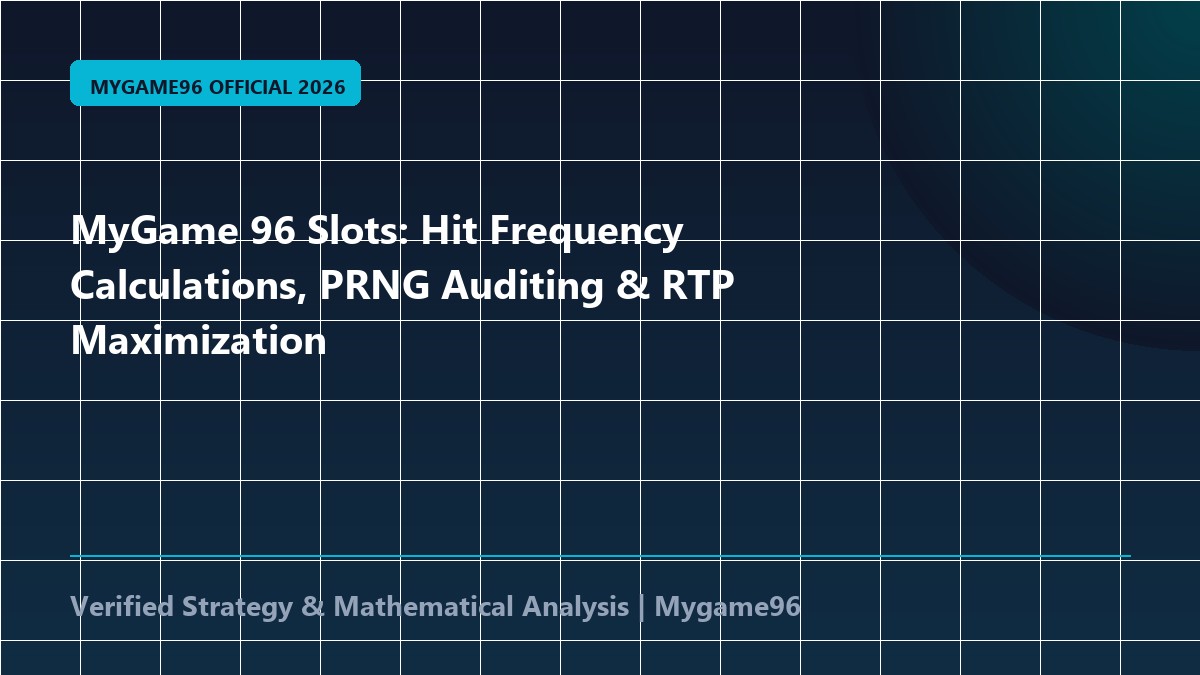 MyGame 96 Slots: Hit Frequency Calculations, PRNG Auditing & RTP Maximization